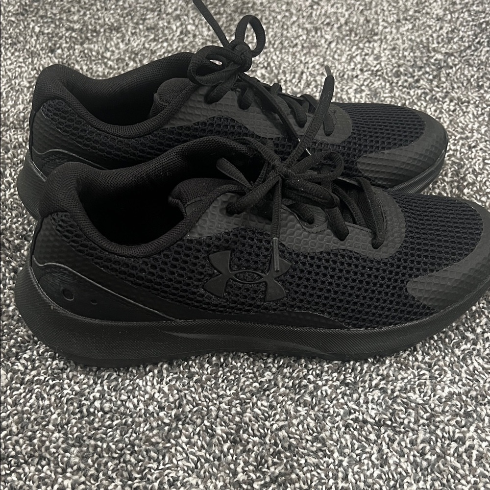 Under Armour Black Mesh Sneakers